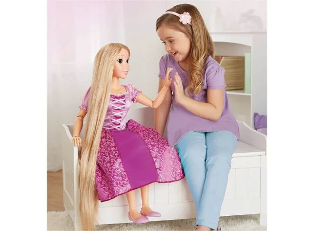 عروسک ۸۰ سانتی راپونزل دیزنی بهمراه اکسسوری