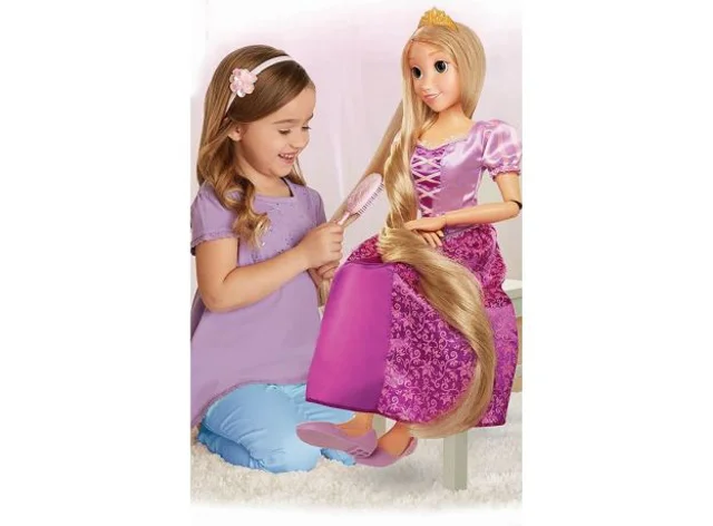 عروسک ۸۰ سانتی راپونزل دیزنی بهمراه اکسسوری