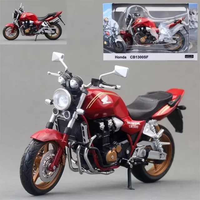 ماکت موتور هوندا cb1300 در سه رنگ آبی و قرمز و سفید